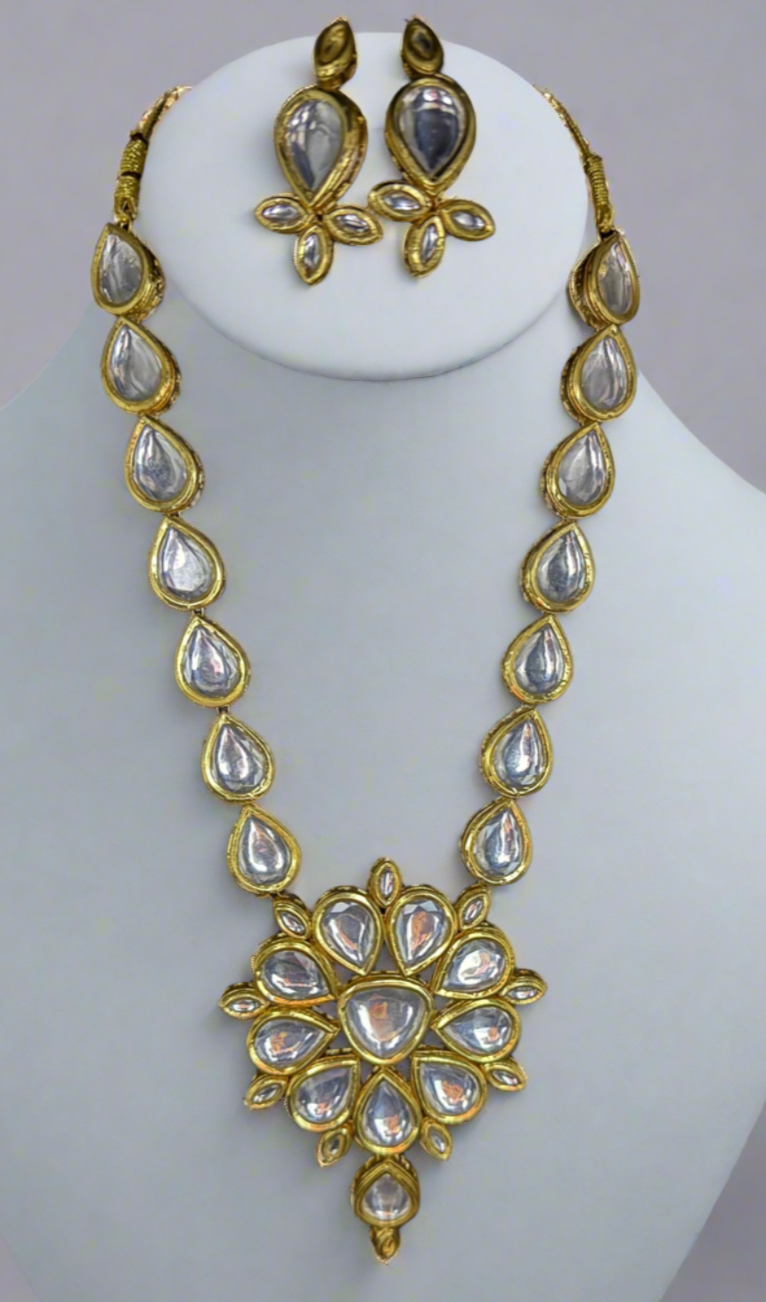 Kundan Mala setwith earrings | jewellery