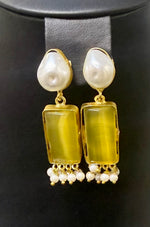 Mother of pearl & Mona lisa stone Mala Set | Regal Jewellery – Famaza Couture