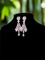 Elegant diamond statement earrings