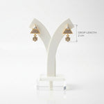Starlight Rose Gold American Diamond Earrings | 2cm Petite Sparkle Drops
