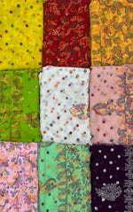 Georgette Saree with chikankari Keel Jaal Embroidery – Elegant Palla Work | Famaza Couture