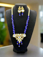 Tanjore Art Meenakari Kundan Rani Mala Set | Regal Bridal Necklace – Famaza Couture