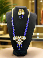 Tanjore Art Meenakari Kundan Rani Mala Set | Regal Bridal Necklace – Famaza Couture