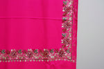 Kashmiri Embroidered Pashmina Scarf/Shawl | Luxurious Aari Work – Famaza Couture