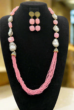 Bollywood Style Monalisa Stone & Crystal Beaded Mala Set | Regal Jewellery – Famaza Couture