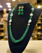 Bollywood Style Monalisa Stone & Crystal Beaded Mala Set | Regal Jewellery – Famaza Couture