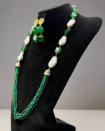 Bollywood Style Monalisa Stone & Crystal Beaded Mala Set | Regal Jewellery – Famaza Couture