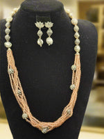 Fusion Twisted Layer Beaded Mala Set | Regal Jewellery – Famaza Couture