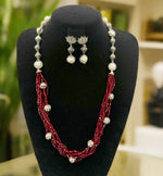 Fusion Twisted Layer Beaded Mala Set | Regal Jewellery – Famaza Couture