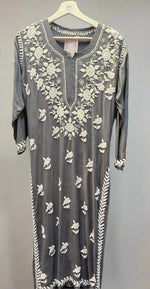 Chikankari Kurti/Shirt/Top - Modal - Ghass Patti Work - Full Border