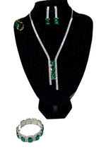Asymmetric Drop Jewellery set |Famaza couture