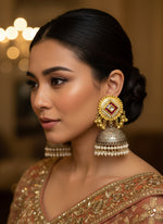 Gold/silver Jhumkas| Handcrafted Statement Jewellery – Famaza Couture