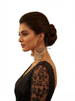 Meenakari Enamel Oxidised Drop Earrings - Ethnic Party Wear