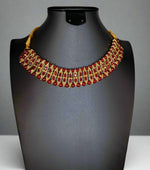 Red Choker Necklace | Elegant Party & Bridal Jewellery – Famaza Couture