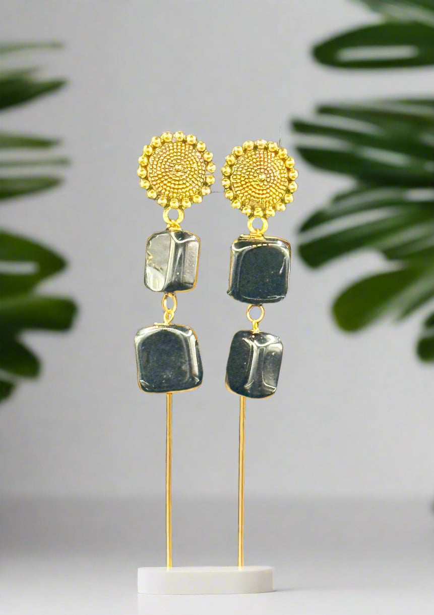 Bollywood Style Monalisa Stone & Crystal Beaded Mala Set | Regal Jewellery – Famaza Couture