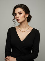 Pearl Choker necklace set | Spotlight necklace– Famaza Couture