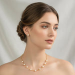 Pearl Choker necklace set | Spotlight necklace– Famaza Couture