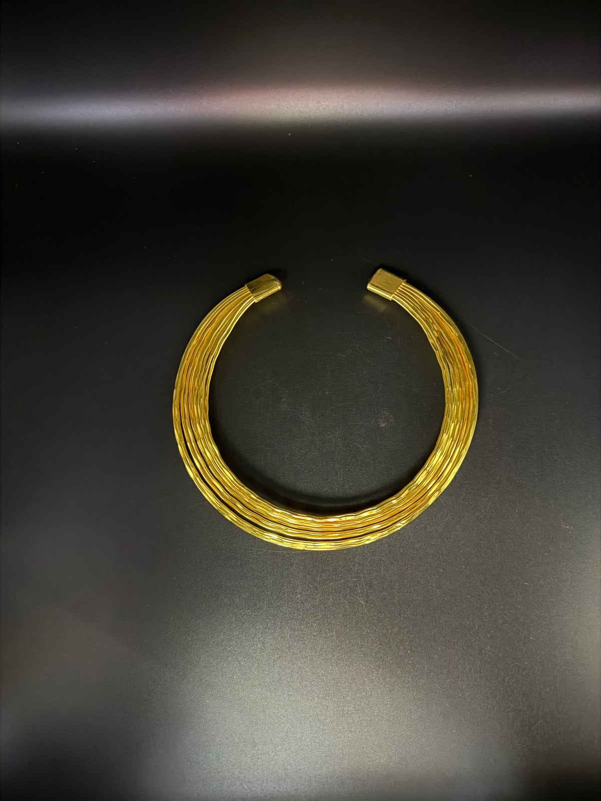 Gold Tone Hasli Necklace set | Elegant Bridal Jewellery – Famaza Couture