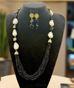 Bollywood Style Monalisa Stone & Crystal Beaded Mala Set | Regal Jewellery – Famaza Couture