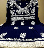 Azmat Chikankari Kaftan dress
