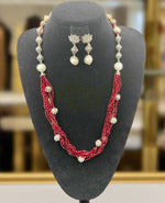 Fusion Twisted Layer Beaded Mala Set | Regal Jewellery – Famaza Couture