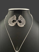 Artificial AD Pendants Set with earrings | Brooch Design – Famaza Couture