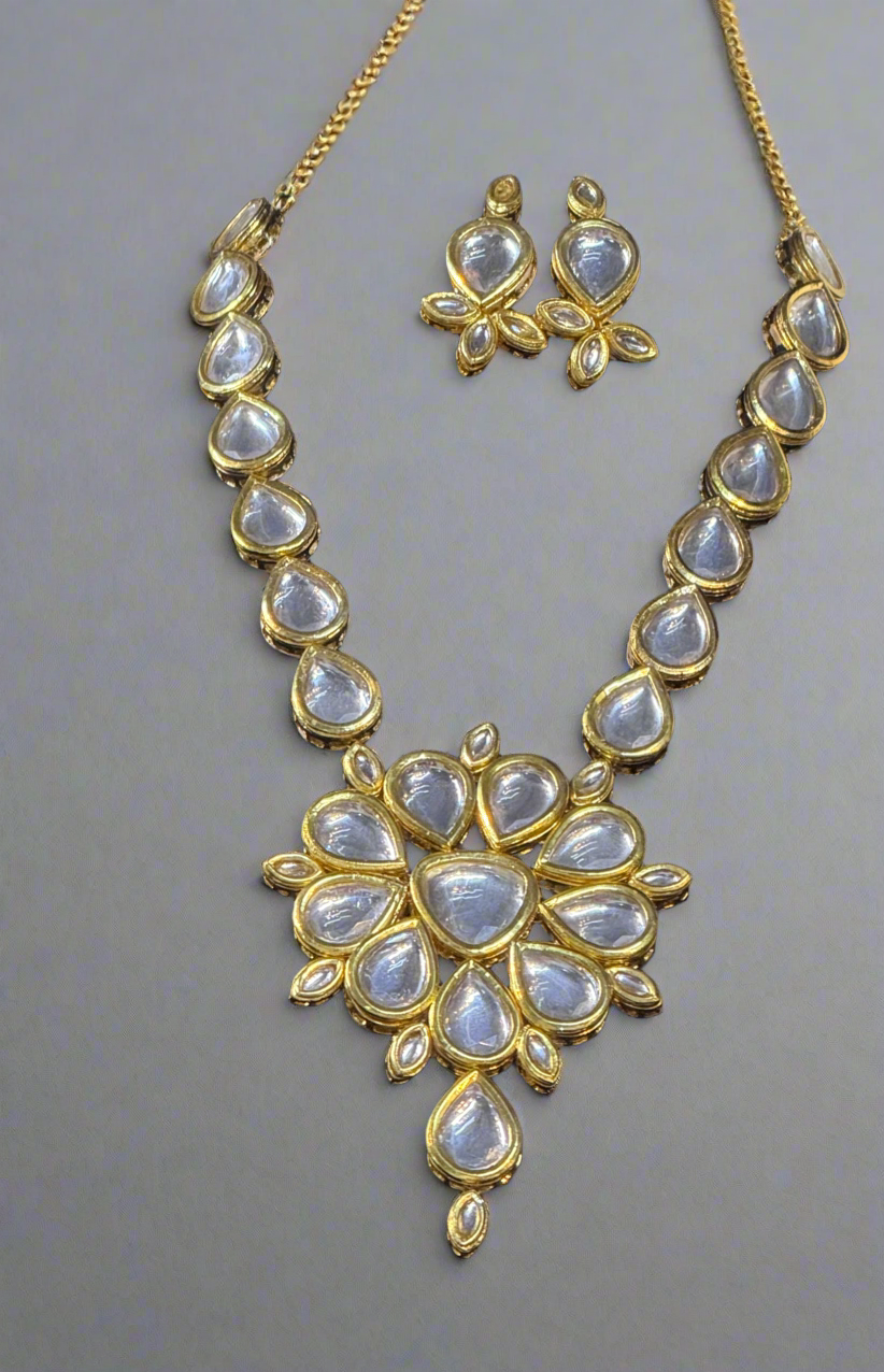 Kundan Mala setwith earrings | jewellery