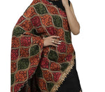 Kashmiri embroidered Scarf | Handcrafted Luxury Shawl & Stole – Famaza Couture