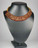 Red Choker Necklace | Elegant Party & Bridal Jewellery – Famaza Couture