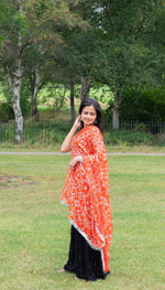 Bhandhani Dupatta/Chunni/Urrhni/Scarf - Blue