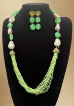 Bollywood Style Monalisa Stone & Crystal Beaded Mala Set | Regal Jewellery – Famaza Couture