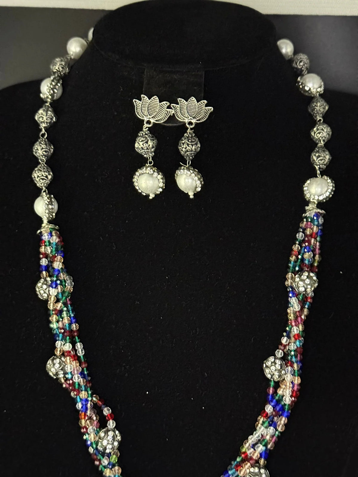 Fusion Twisted Layer Beaded Mala Set | Regal Jewellery – Famaza Couture