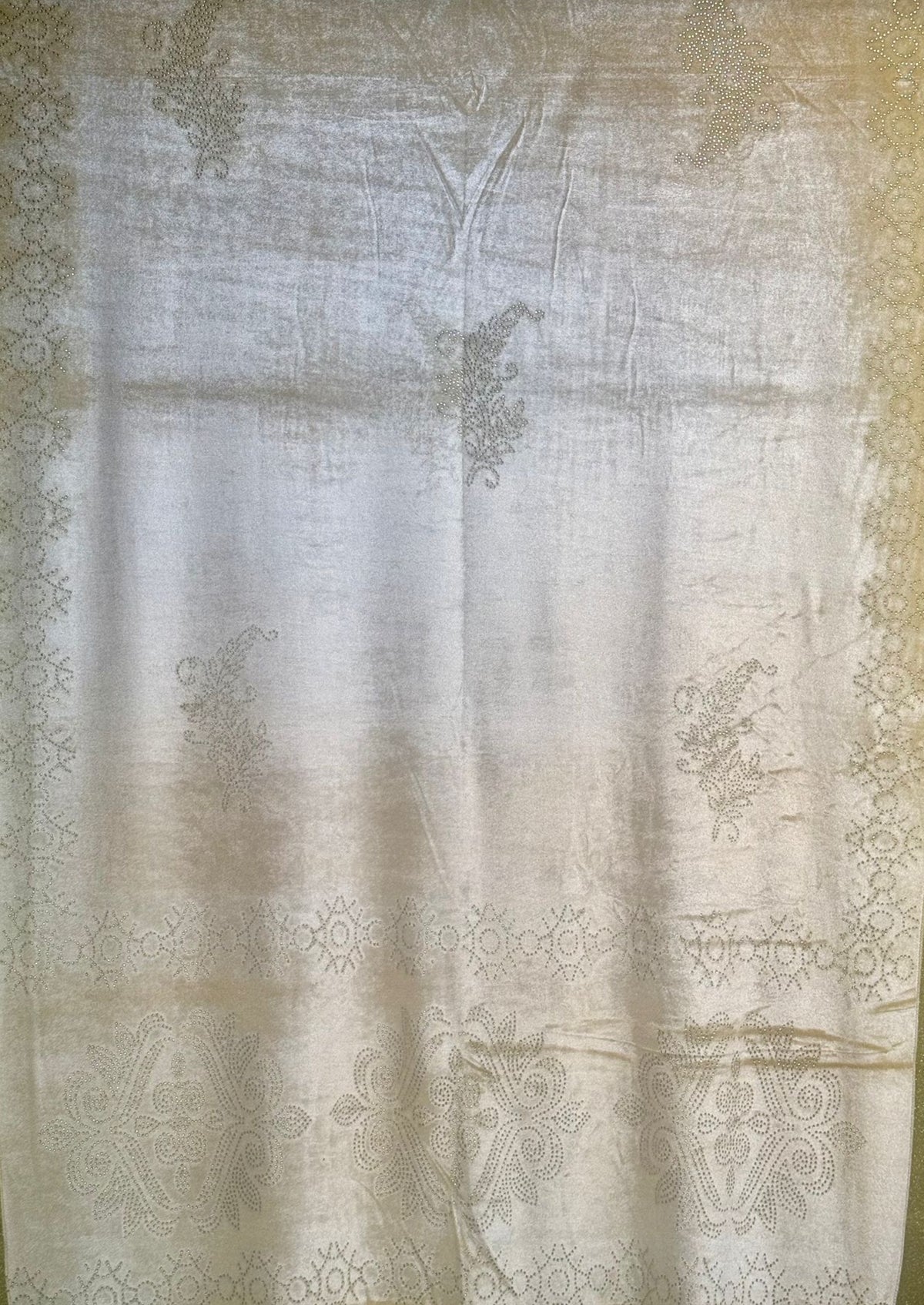 Exquisite Velvet stole with Swarovski work| Elegance for Winter – Famaza Couture