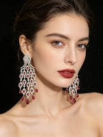 Empress Cascading Waterfall Chandelier Earrings