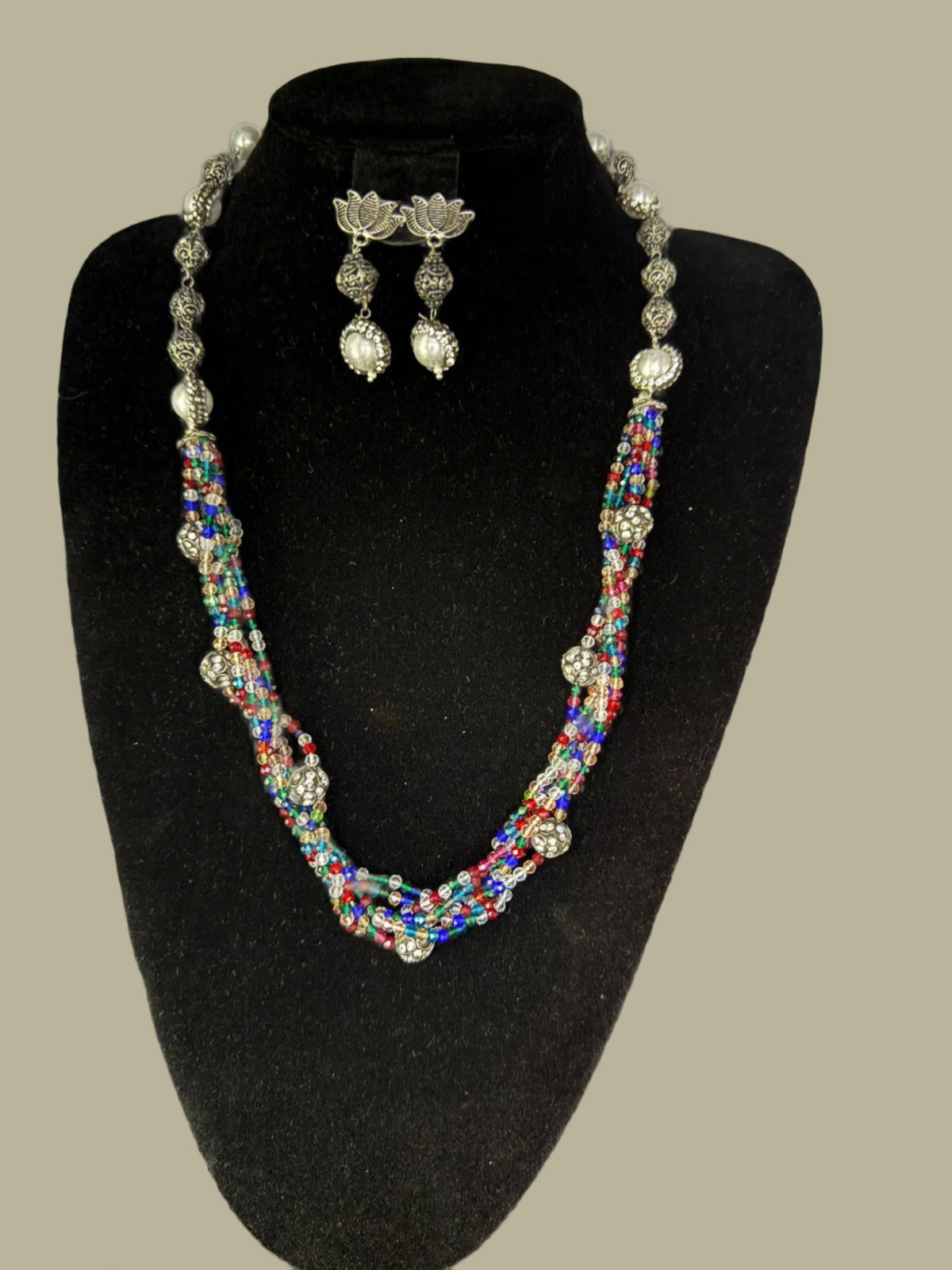 Fusion Twisted Layer Beaded Mala Set | Regal Jewellery – Famaza Couture