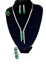 Asymmetric Drop Jewellery set |Famaza couture