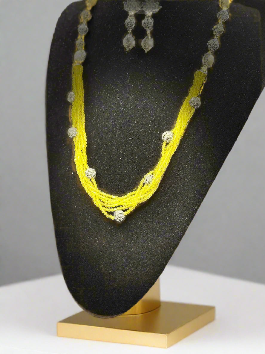 Fusion Twisted Layer Beaded Mala Set | Regal Jewellery – Famaza Couture