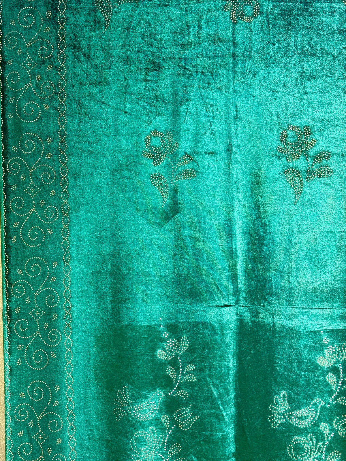 Exquisite Velvet stole with Swarovski work| Elegance for Winter – Famaza Couture