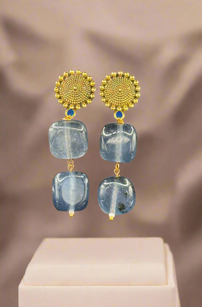 Bollywood Style Monalisa Stone & Crystal Beaded Mala Set | Regal Jewellery – Famaza Couture