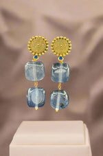 Monalisa stone& Baroque pearl Mala Jewellery Set – Regal Necklace & Earrings | Famaza Couture