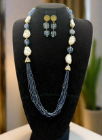 Bollywood Style Monalisa Stone & Crystal Beaded Mala Set | Regal Jewellery – Famaza Couture