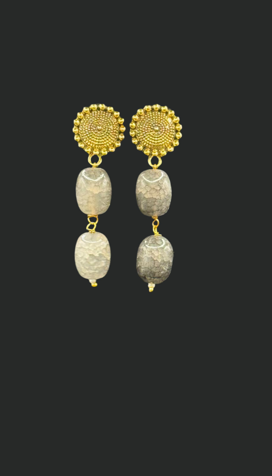 Bollywood Style Monalisa Stone & Crystal Beaded Mala Set | Regal Jewellery – Famaza Couture