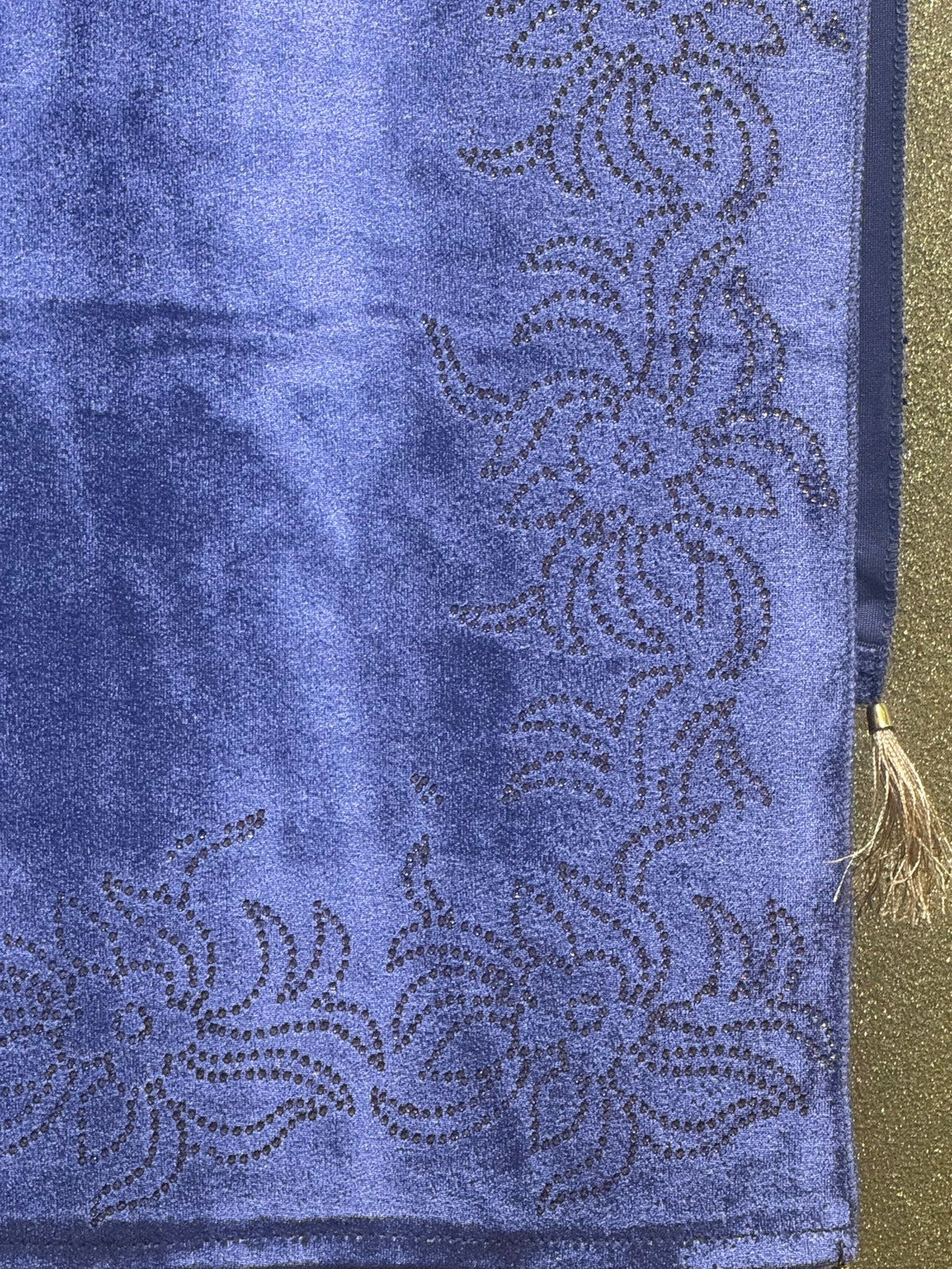 Exquisite Velvet stole with Swarovski work| Elegance for Winter – Famaza Couture