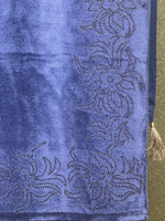 Exquisite Velvet stole with Swarovski work| Elegance for Winter – Famaza Couture