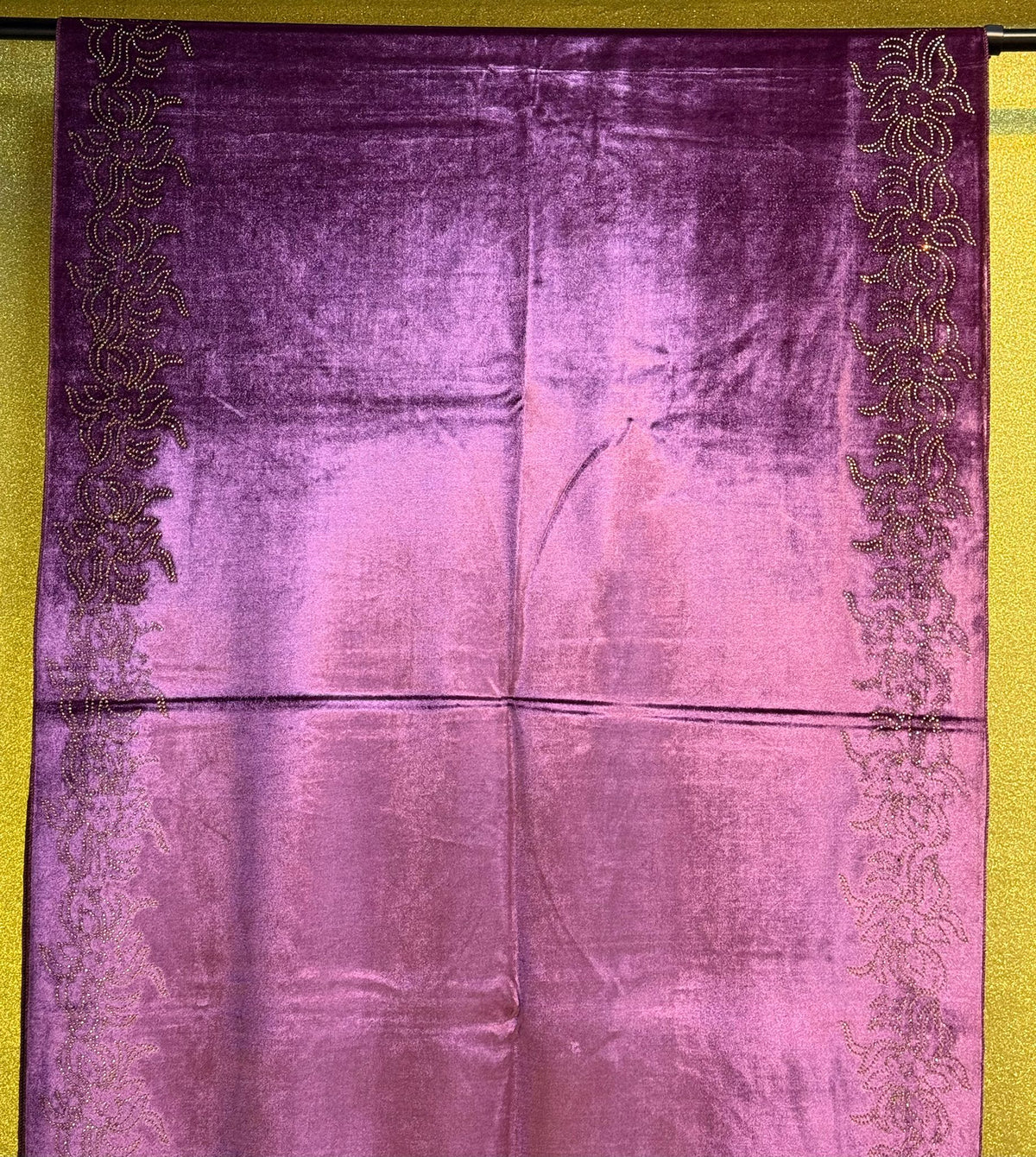 Exquisite Velvet stole with Swarovski work| Elegance for Winter – Famaza Couture