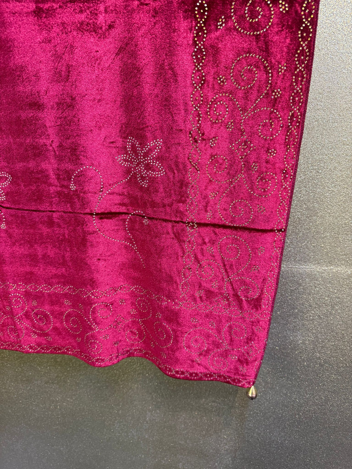 Exquisite Velvet stole with Swarovski work| Elegance for Winter – Famaza Couture