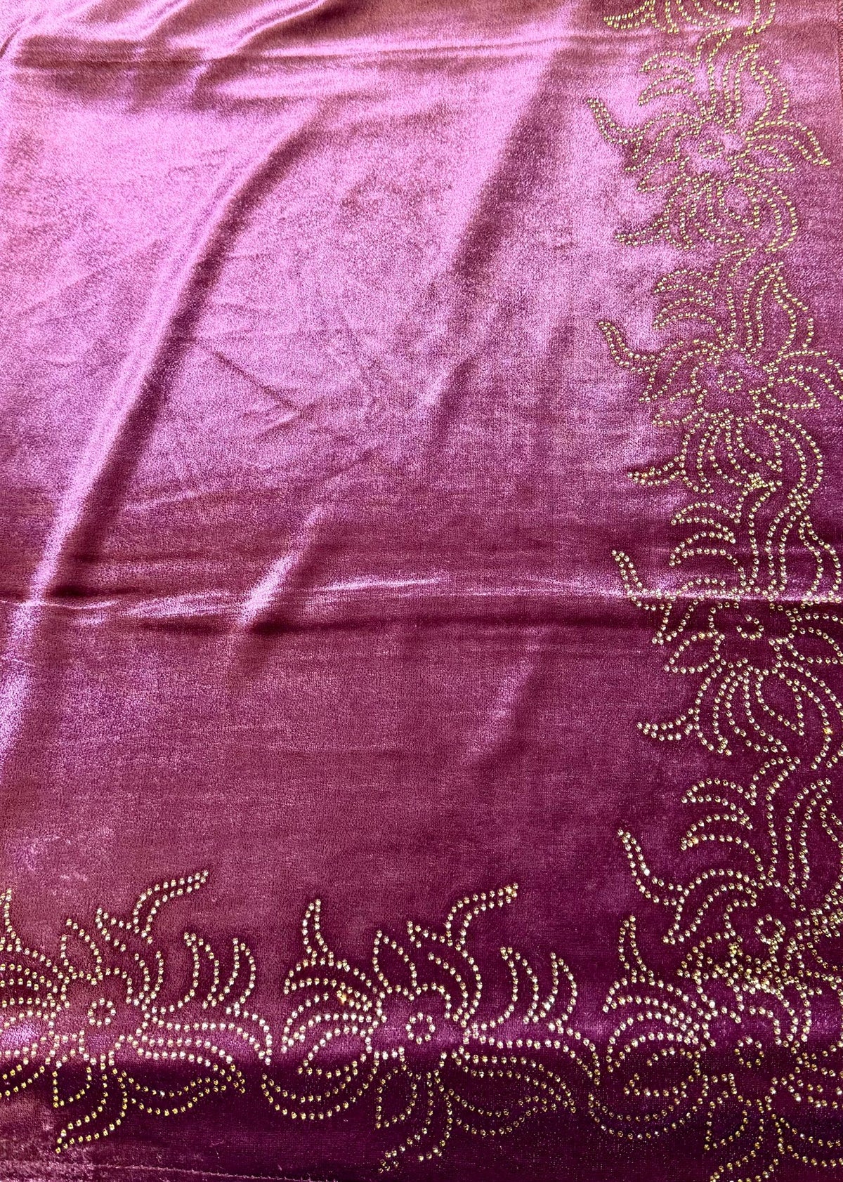 Exquisite Velvet stole with Swarovski work| Elegance for Winter – Famaza Couture