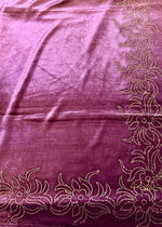 Exquisite Velvet stole with Swarovski work| Elegance for Winter – Famaza Couture