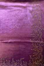 Exquisite Velvet stole with Swarovski work| Elegance for Winter – Famaza Couture