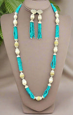 Real crystal beaded/MOP Mala Set | Regal Jewellery– Famaza Couture